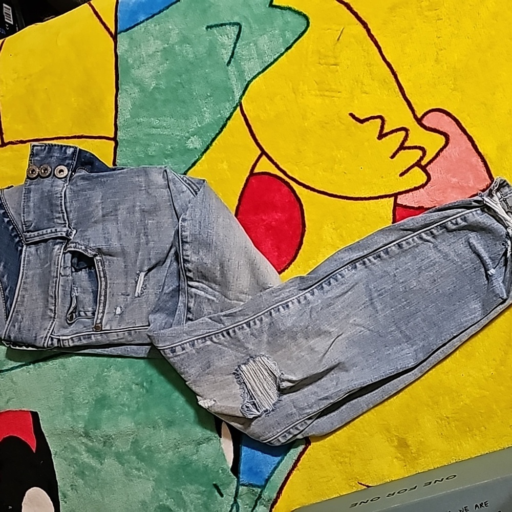 Torrid distressed skinny jeans